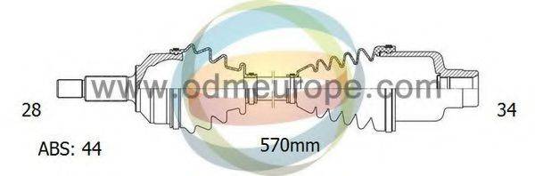 ODM-MULTIPARTS 18012491 Приводний вал