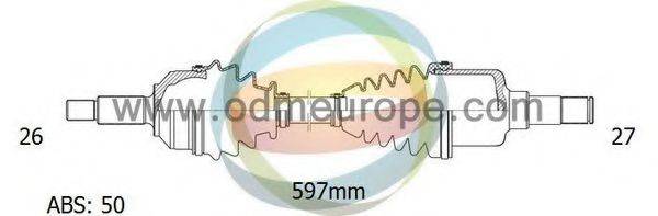 ODM-MULTIPARTS 18272011 Приводний вал