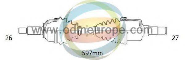 ODM-MULTIPARTS 18042220 Приводний вал