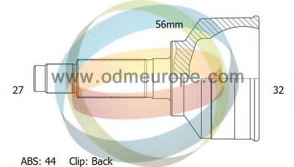 ODM-MULTIPARTS 12060169 Шарнірний комплект, приводний вал