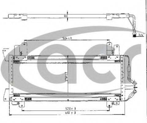 ACR 300197 Конденсатор, кондиціонер