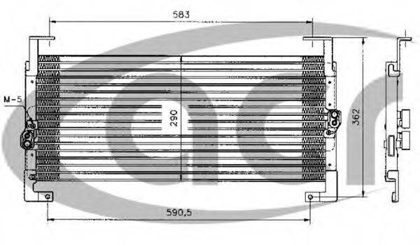 ACR 300247 Конденсатор, кондиціонер