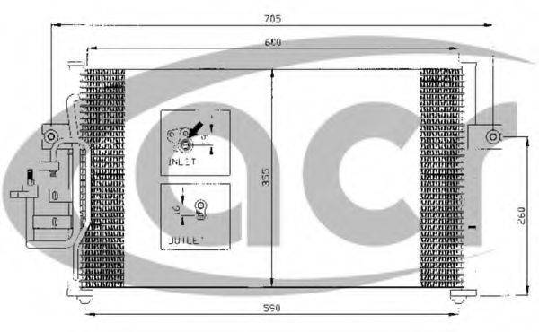 ACR 300418 Конденсатор, кондиціонер