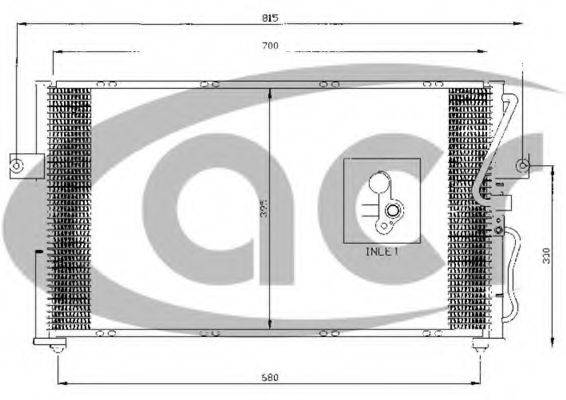ACR 300424 Конденсатор, кондиціонер