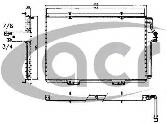 ACR 300448 Конденсатор, кондиціонер