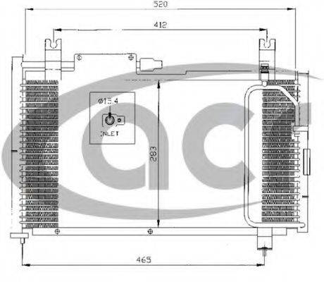 ACR 300502 Конденсатор, кондиціонер
