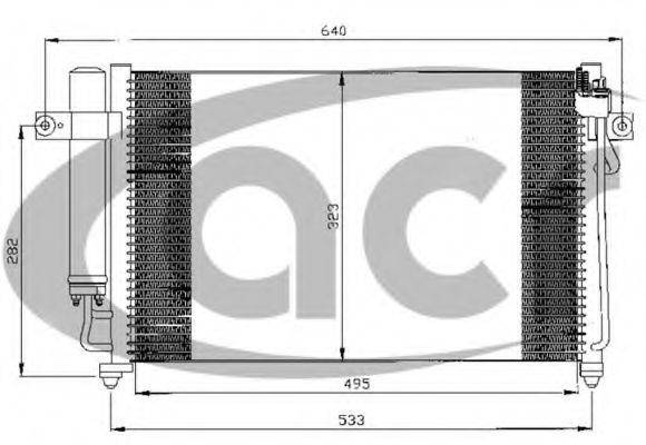 ACR 300521 Конденсатор, кондиціонер