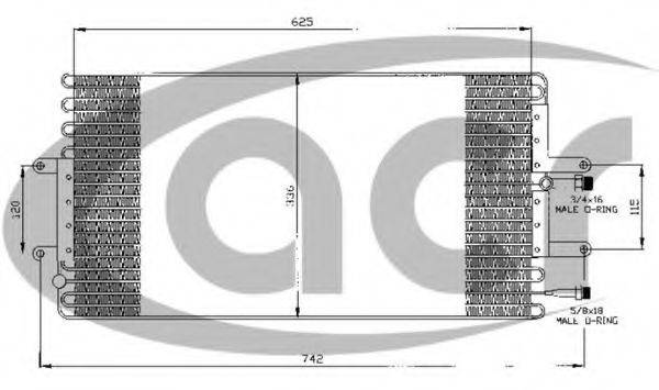 ACR 300524 Конденсатор, кондиціонер