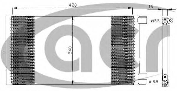ACR 300532 Конденсатор, кондиціонер