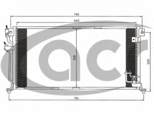 ACR 300586 Конденсатор, кондиціонер