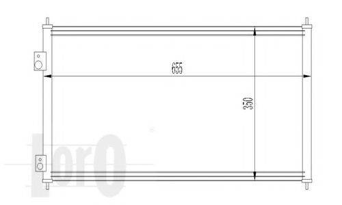 LORO 0180160015 Конденсатор, кондиціонер