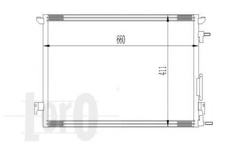 LORO 0370160013 Конденсатор, кондиціонер