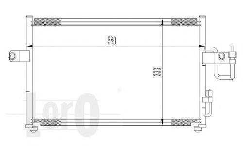 LORO 0190160002 Конденсатор, кондиціонер