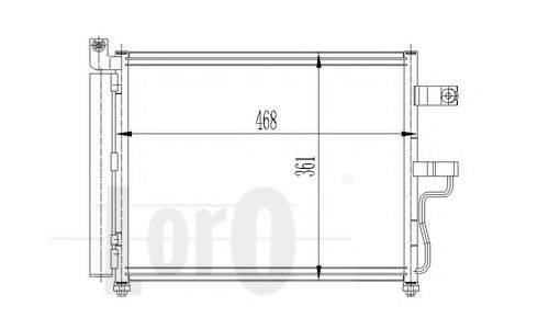 LORO 0190160006 Конденсатор, кондиціонер