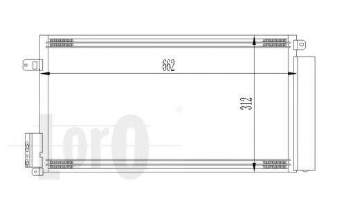 LORO 0370160027 Конденсатор, кондиціонер