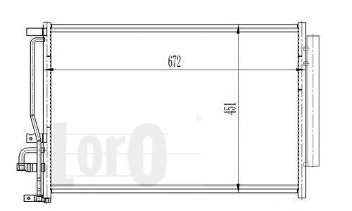 LORO 0370160039 Конденсатор, кондиціонер