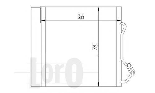 LORO 0540160031 Конденсатор, кондиціонер