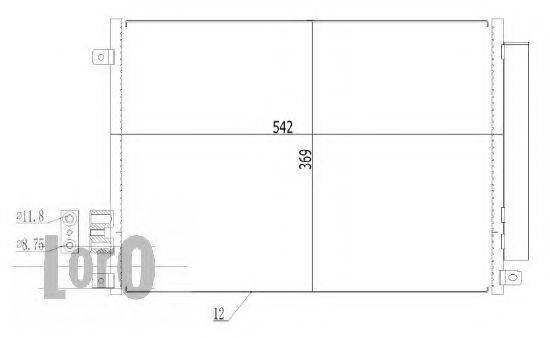 LORO 0160160026 Конденсатор, кондиціонер