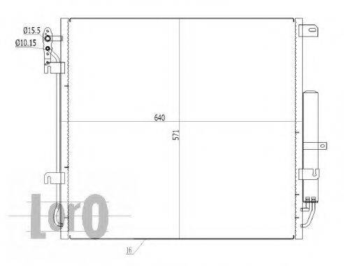 LORO 0270160006 Конденсатор, кондиціонер