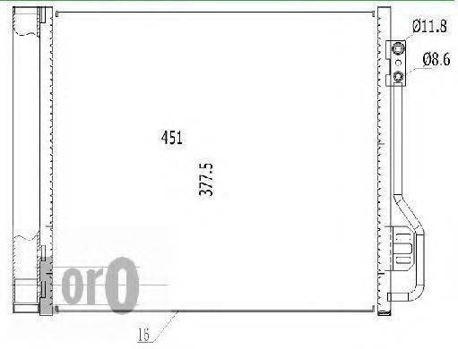 LORO 0540160004 Конденсатор, кондиціонер