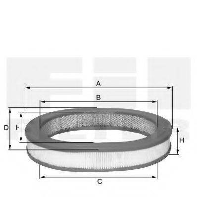 FIL FILTER HPU4412 Повітряний фільтр