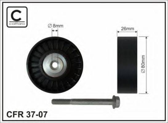 CAFFARO 3707 Паразитний / провідний ролик, полікліновий ремінь