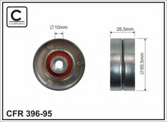 CAFFARO 39695 Натяжний ролик, полікліновий ремінь