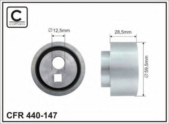 CAFFARO 440147 Паразитний / Ведучий ролик, зубчастий ремінь