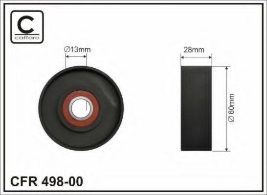 CAFFARO 49800 Натяжний ролик, полікліновий ремінь