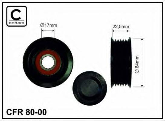 CAFFARO 8000 Паразитний / провідний ролик, полікліновий ремінь