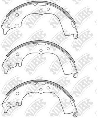 NIBK FN2330 Комплект гальмівних колодок