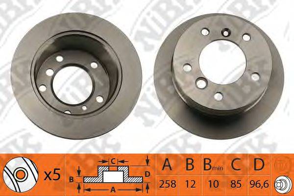 NIBK RN1274 гальмівний диск
