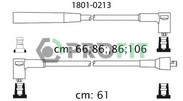 PROFIT 18010213 Комплект дротів запалювання