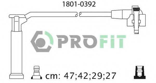 PROFIT 18010392 Комплект дротів запалювання