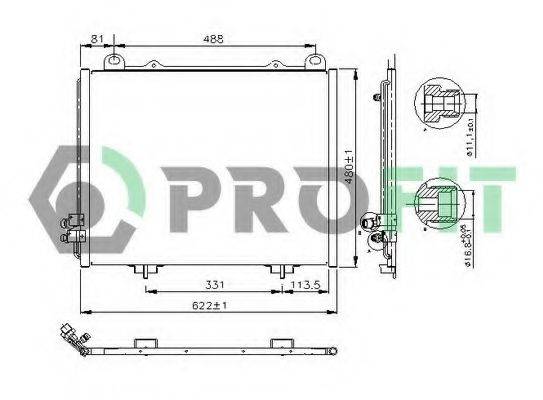 PROFIT PR3510C1 Конденсатор, кондиціонер