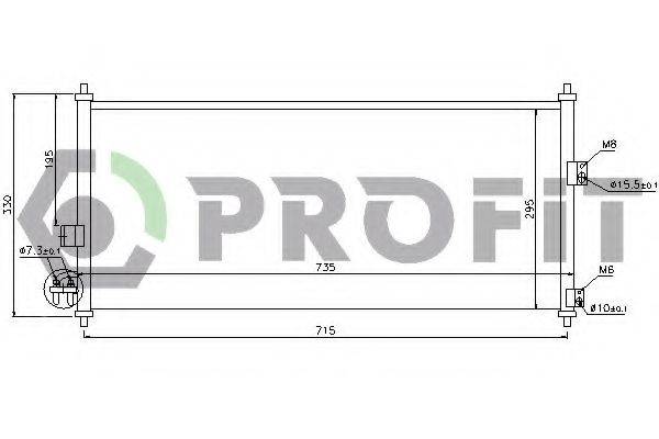 PROFIT PR1620C1 Конденсатор, кондиціонер