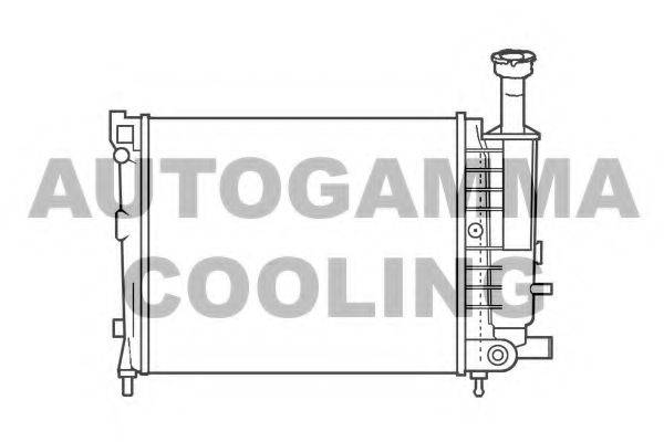 AUTOGAMMA 100148 Радіатор, охолодження двигуна