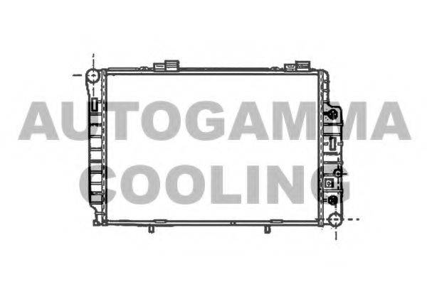 AUTOGAMMA 101316 Радіатор, охолодження двигуна