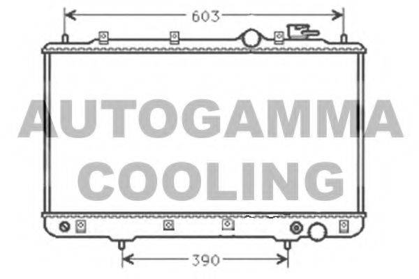 AUTOGAMMA 101441 Радіатор, охолодження двигуна