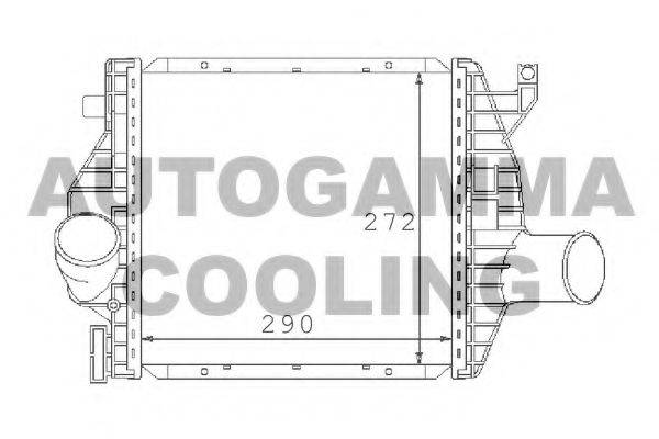 AUTOGAMMA 101507 Інтеркулер