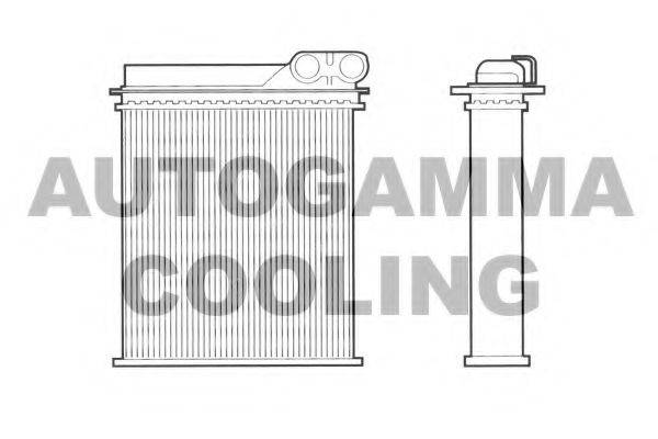 AUTOGAMMA 101613 Теплообмінник, опалення салону