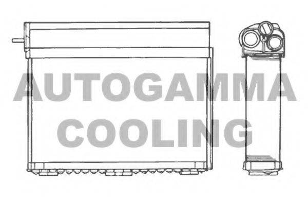 AUTOGAMMA 101625 Теплообмінник, опалення салону