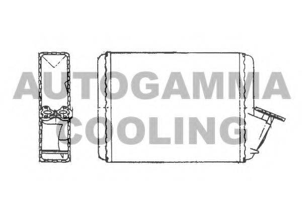 AUTOGAMMA 101648 Теплообмінник, опалення салону