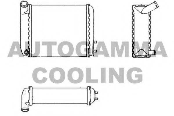 AUTOGAMMA 101651 Теплообмінник, опалення салону