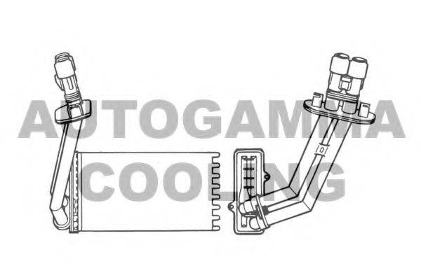 AUTOGAMMA 101664 Теплообмінник, опалення салону