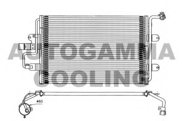 AUTOGAMMA 101720 Конденсатор, кондиціонер