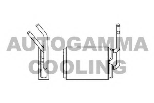 AUTOGAMMA 101978 Теплообмінник, опалення салону