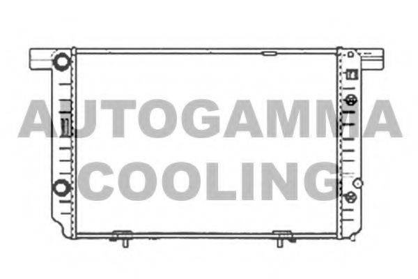 AUTOGAMMA 102157 Радіатор, охолодження двигуна