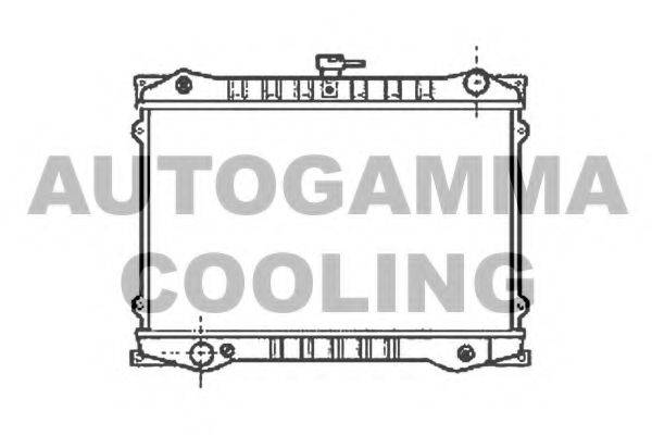 AUTOGAMMA 102183 Радіатор, охолодження двигуна