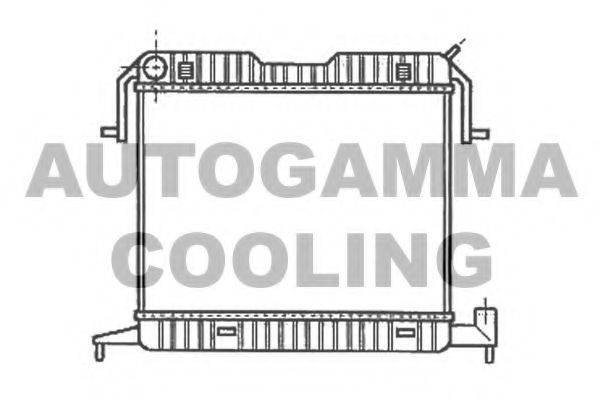 AUTOGAMMA 102235 Радіатор, охолодження двигуна